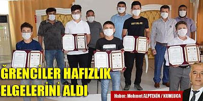 7 öğrenci daha hafız oldu