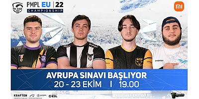 8 Türk takımının katıldığı 2.8 Milyon TL ödüllü PMPL Avrupa Şampiyonası başlıyor
