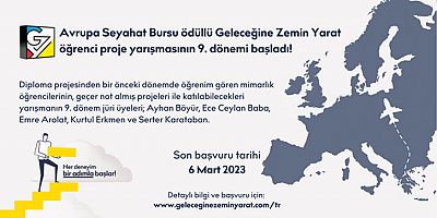 9. Geleceğine Zemin Yarat Öğrenci Proje Yarışması Başladı!  