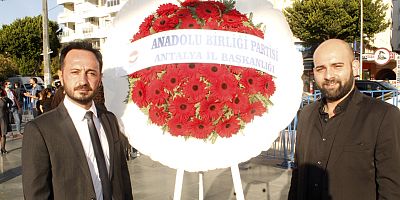 ABP Antalya İl Başkanlığı 10 Kasım Atatürk’ü Anma Töreninde Hazır Bulundu