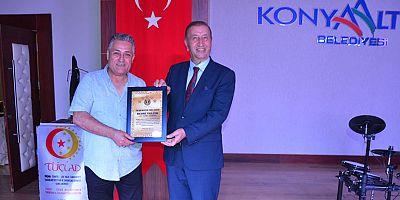ABP Genel Başkanı Bedri Yalçın’a “Teşekkür Belgesi”