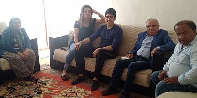 ABP İç Anadolu Bölge Başkanı Emin Şimşek'ten mağdur aileye ziyaret