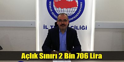 Açlık Sınırı 2 Bin 706 Lira