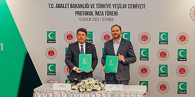 Adalet Bakanlığı ve Türkiye Yeşilay Cemiyeti'nden yeni protokol