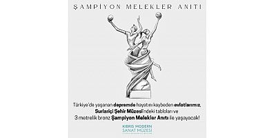 Adıyaman’da hayatlarını kaybeden KKTC’li öğrenciler için Kıbrıs Modern Sanat Müzesi tarafından “Şampiyon Melekler Anıtı” dikilecek