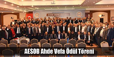 AESOB Ahde Vefa Ödül Töreni
