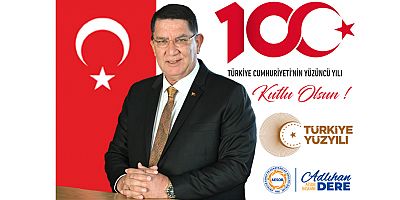 AESOB Başkanı Dere: Cumhuriyetimizin 100. Yılı Kutlu Olsun