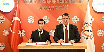 AESOB ile Basın İlan Kurumu Antalya Bölge Müdürlüğü arasında protokol imzalandı