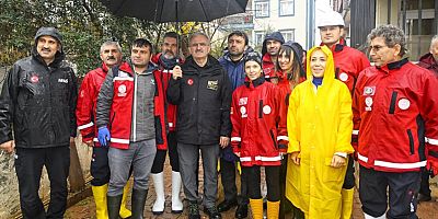 AFAD gönüllüleri Antalya'da iş başında