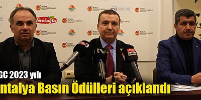 AGC 2023 yılı Antalya Basın Ödülleri açıklandı