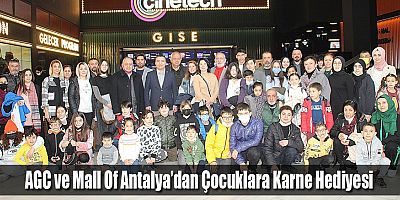 AGC ve Mall Of Antalya’dan Çocuklara Karne Hediyesi