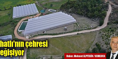 Ahatlı’da 5 km’lik yol çalışması