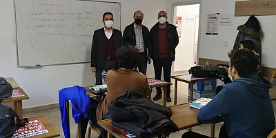 Ahmet Erkal Destek Eğitim Kurs Merkezi denetlendi
