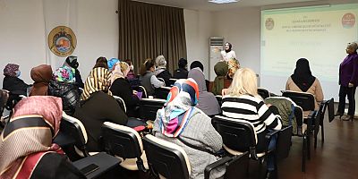 Aile sohbetleri ve sağlıklı beslenme seminerleri devam ediyor