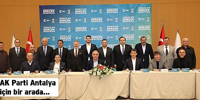 AK Parti Antalya için bir arada...
