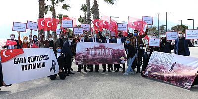 AK Parti Konyaaltı Çanakkale Şehitlerini andı