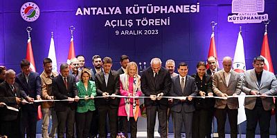 Akdeniz'in en büyük kütüphanesi Antalya'nın