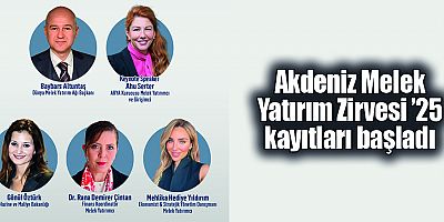 Akdeniz Melek Yatırım Zirvesi ’25 kayıtları başladı