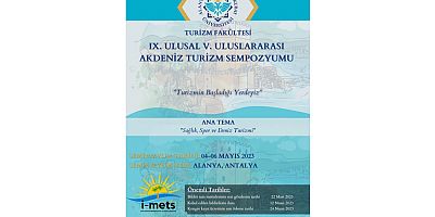 Akdeniz Turizm Sempozyumu Alanya'da yapılacak