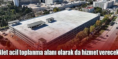Akdeniz Üniversitesi Katlı Otoparkı’nda betonarme imalatı tamamlandı