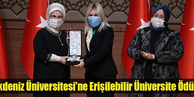 Akdeniz Üniversitesi'ne Erişilebilir Üniversite Ödülü