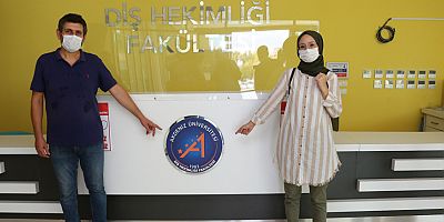 Akdeniz Üniversitesi'ni kazanan öğrenciden Rektör Özkan'a ziyaret