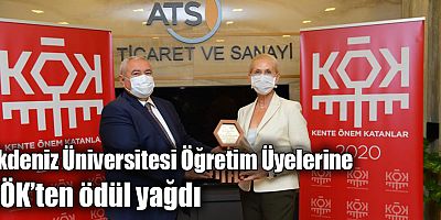 Akdeniz Üniversitesi Öğretim Üyelerine KÖK’ten ödül yağdı