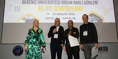 Akdeniz Üniversitesi Organ Nakli Günleri 40. Yıl Sempozyumu düzenlendi