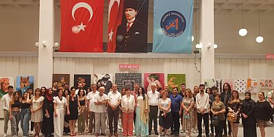 Akdenizli sanatçılar mezuniyet eserlerini sergiledi