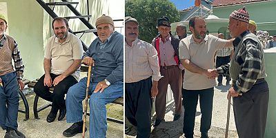 Akseki’de İbrahim Özkan gönül ziyaretlerini sürdürüyor 