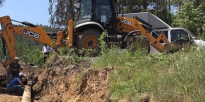 Akseki Taşlıca’daki sulama sistemindeki arızaya hızlı müdahale