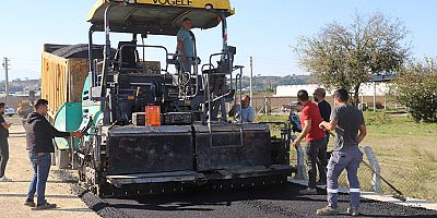 Aksu Belediyesi, bağlantı yolunu güvenli hale getirdi