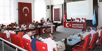 Aksu Belediyesi Eylül Ayı Meclis toplantısı yapıldı