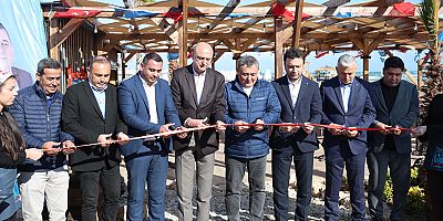 Aksu Belediyesi Huzur Plajı hizmete açıldı