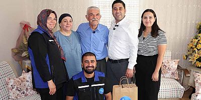 Aksu Belediyesi'nden gazilere ve gazi yakınlarına anlamlı ziyaret