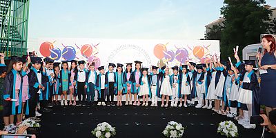 Aksu Belediyesi Şahin Harun Kırbıyık anaokulunda mezuniyet sevinci
