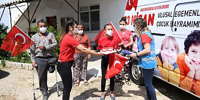 Aksu'da 23 Nisan unutulmadı