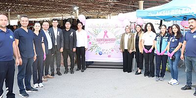 Aksu'da Meme Kanseri Farkındalık Etkinliği yoğun ilgi gördü