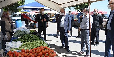 Aksu'da pazarlara sıkı denetim