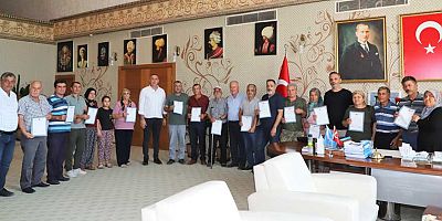 Aksu'da tapu sevinci devam ediyor