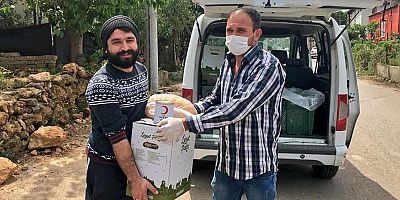 Aksu'da Vefa Sosyal Destek Grubu herkese yardıma koştu