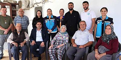 Aksu'da yaşayan dev çınarlar, evlerinde ziyaret edildi