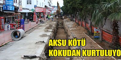 Aksu kötü kokudan kurtuluyor