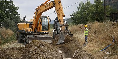 Aksu’nun iki mahallesine yeni içme suyu hattı