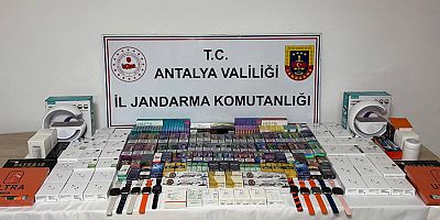 Aksu ve Manavgat ilçelerinde kaçakçılık operasyonu