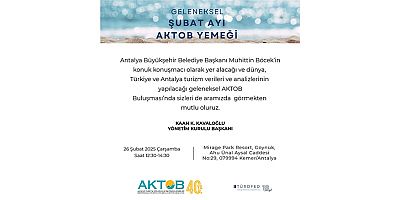 AKTOB Geleneksel Buluşması 26 Şubat'ta yapılacak
