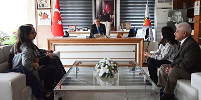 AKÜNSAT’tan Başkan Topaloğlu’na ziyaret