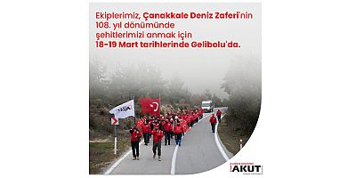 AKUT Çanakkale’de şehitlerin huzurunda...