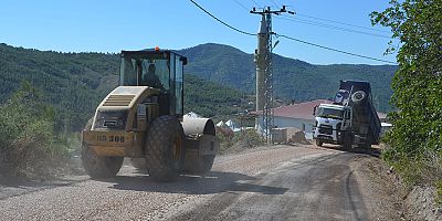 Alanya Beldibi ve Fakırcalı yolu asfaltlandı