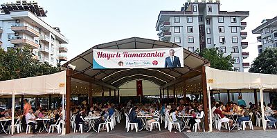 Alanya Belediyesi 30 gün boyunca 5 noktada iftar verecek